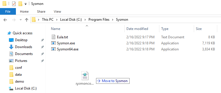 Copy config